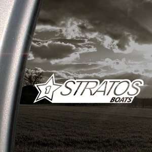  STRATOS BOATS Decal BOAT CRUISER Truck Window Sticker 