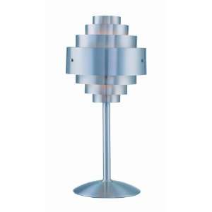  Lite Source LS 21223ALU Strato Table Lamp, Aluminum Shade 