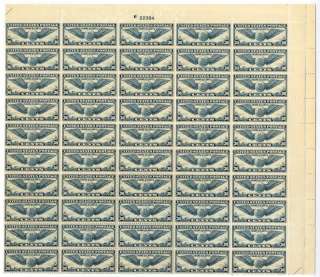US Stamps # C24 VF OG NH Intact Sheet Of 50  