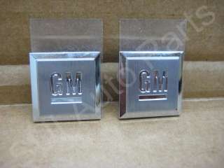   Mark Emblems Badge GM Logo Decal OEM GM (C33 3z)(Qty 2)  