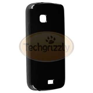 Black TPU Gel Case Cover Skin for Nokia C5 03 Mobile  
