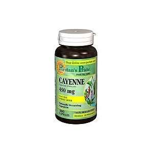 Cayenne Pepper 450mg 100 Capsules Capsicum