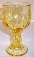FRANCISCAN POTTERY CRYSTAL CABARET CORNSILK WINE GLASS  
