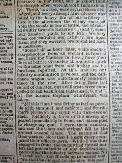 1864 Confederate newspaper Richmond Petersburg VIRGINIA  