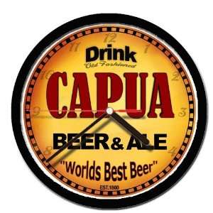  CAPUA beer and ale cerveza wall clock 