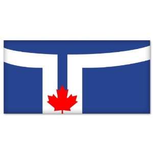  Toronto Canada Flag car bumper window sticker 6 x 3 