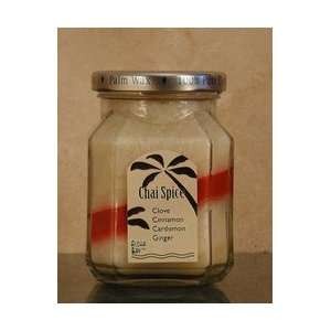   Candles   Chai Spice (Ivory/Brick)   Scented Deco Jars 8.5 oz 55 Hours
