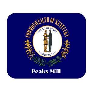  US State Flag   Peaks Mill, Kentucky (KY) Mouse Pad 