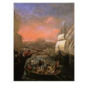  Departure of Caravels Santa Maria, Pinta and Nina, from 
