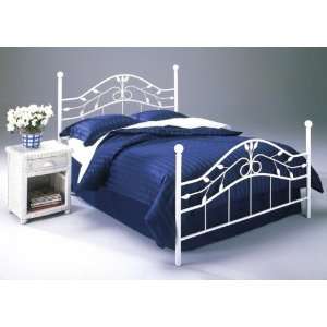 Sycamore Twin Size Bed   Matte White