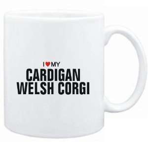   Mug White  I love my Cardigan Welsh Corgi  Dogs