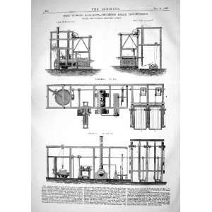  1868 STONE WORKING MACHINERY GROSVENOR BIRRELL ROTHEROE 