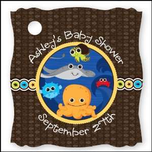  Under The Sea Critters   20 Personalized Baby Shower Die 