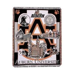   Homes Auburn Tigers 50x60 Afghan Throw Blanket