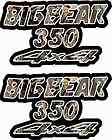 Big Bear 350 4x4 Camo Gas Tank Graphics Decal Sticker Atv Quad 400 500 