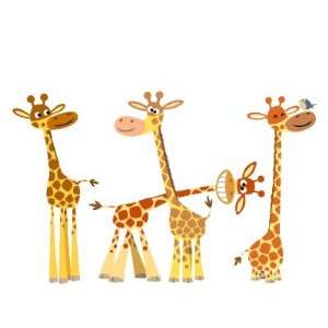  Cartoon Giraffes The Herd mousepad