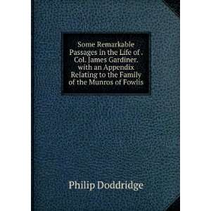   to the Family of the Munros of Fowlis Philip Doddridge Books