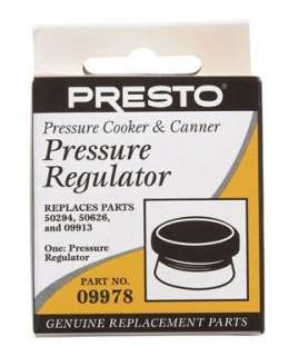   09978 Blk Pressure Regulator For Cooker Or Canner 075741099781  