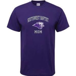  Southwest Baptist Bearcats Purple Mom Arch T Shirt Sports 