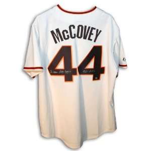  Willie McCovey Autographed Uniform   with 521 HRs 