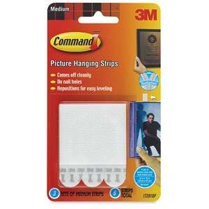  3M Command Picture Hanging Strips   Medium, Picture 