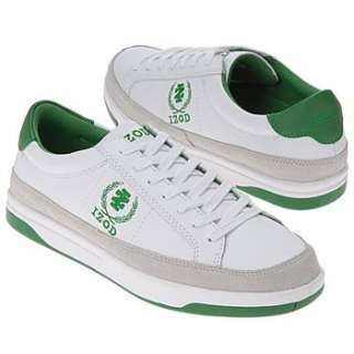  IZOD Mens Signature (White/Green 9.0 M) Shoes