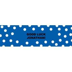   Dots Personalized Banner Standard 18 x 61