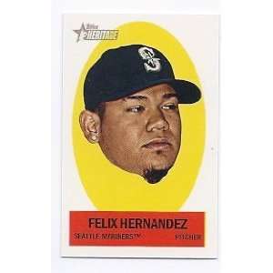 2012 Topps Heritage Stick Ons #32 Felix Hernandez Seattle Mariners 