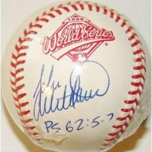   Wetteland Baseball   1996 World Series SEALED   Autographed Baseballs