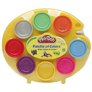  Hasbro Play doh Palette of Colors 10 2oz Cans Molds Toys 