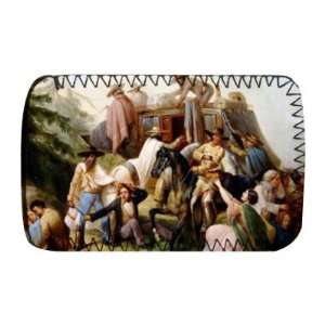  Attack on a stagecoach by brigands (oil on   Protective 