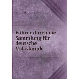   deutsche Volkskunde Staatliche Museen zu Berlin (Germany) Books