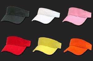 Adjustable Sports Golf Handband Cotton Sun Visor  6 Colors  