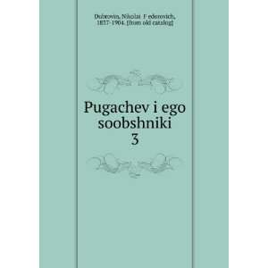  Pugachev i ego soobshniki. 3 (in Russian language 