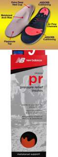 New Balance IPR3030 Pressure Relief Insoles w/Met Pads  