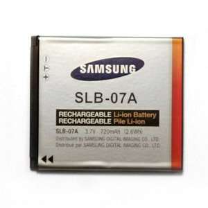  Samsung Digital Camera SLB 07A Battery