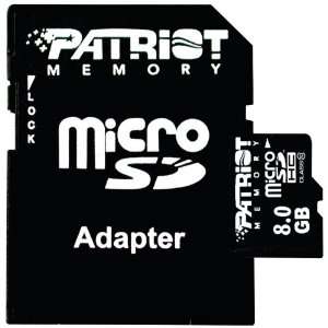  PATRIOT MEMORY PSF8GMCSDHC10 8 GB SIGNATURE FLASH CLASS 10 