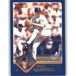  2003 Topps # 420 Paul Quantrill Los Angeles Dodgers 