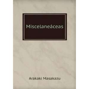  MiscelaneÃ¡ceas Arakaki Masakazu Books