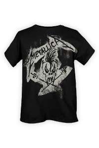 FUN Metallica Scary Guy Logo Black T Shirt Size XL New  