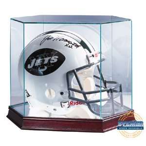  Full Size Glass Display Helmet Case   Sports Memorabilia 