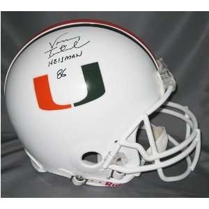 Vinny Testaverde Signed Helmet   Miami University Proline  