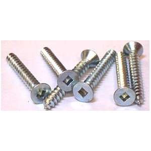 Self Tapping Screws Square Drive / Flat Head / Type A / Steel 