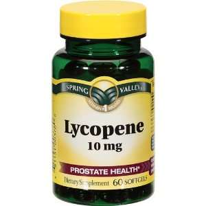 Spring Valley   Lycopene 10 mg, 60 Softgels