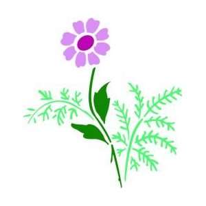  Tattoo Stencil   Flower w/ Fern   #462 Health & Personal 