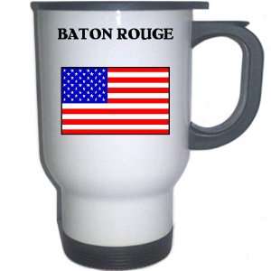  US Flag   Baton Rouge, Louisiana (LA) White Stainless 