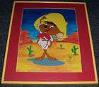 speedy gonzales ariba ariba framed warners cel 