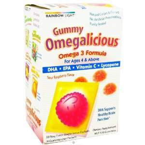  Rainbow Light Infants & Children Gummy Omegalicious, Sour 