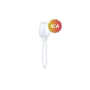 Spork, Med weight/White (1000 counts/case)_PP  Grocery 