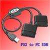 USB for PS2 to PS3 Controller Converter Adapter Cable  
